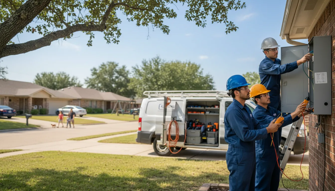 Certified electrician providing emergency electrical services in Austin, IN